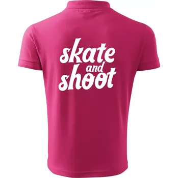 Pánská košile Biatlon skate and shoot - Polokošile pánská Pique Polo 203 - L ( Purpurová )