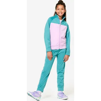 DECATHLON Dívčí sportovní souprava prodyšná 14 LET FIALOVÁ|MODRÁ