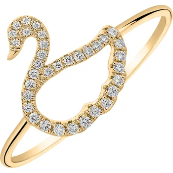 Prsten Prsten s diamanty Swan