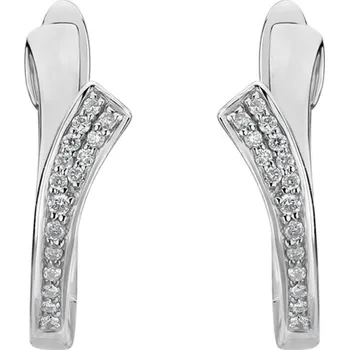 Náušnice Náušnice s diamanty Brilliant Wave