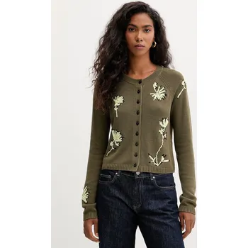 Dámský svetr Kardigan MAX&Co. 2526346051200 zelená 87X, vel. M