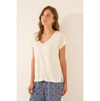 Dámské tričko Pyžamové tričko women'secret dámské, bílá barva, 3272263 02X, vel. XS