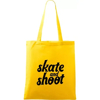 Nákupní taška Biatlon skate and shoot - Taška bavlněná - 42 x 38 cm ( Žlutá )
