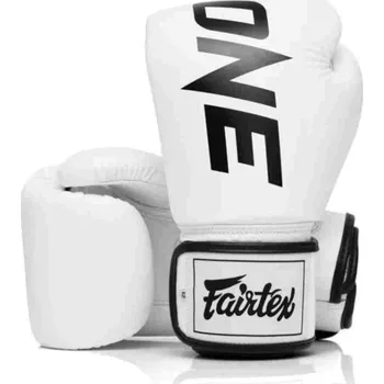 Boxerské rukavice Boxerské rukavice Fairtex BGV1 – ONE – bílá 12oz