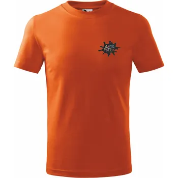 ON-DESIGN Dětské triko s vlastním potiskem Velikost: 146 cm/10 let, Umístění potisku: levé prso, Barva: oranžová