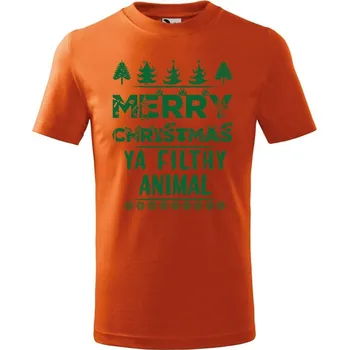 Chlapecké oblečení DOBRÝ TRIKO Dětské tričko Merry animal Velikost: 122/6 let, Barva: Oranžová