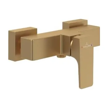 Vodovodní baterie Villeroy & Boch Architectura Square - Sprchová baterie, kartáčované zlato TVS12500100076