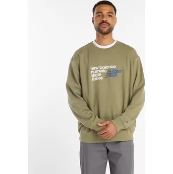 Pánská mikina Pánská mikina New Balance Numeric MT51952DEK – zelené