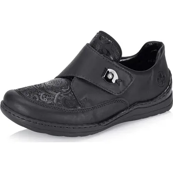 Dámské polobotky Dámské polobotky RIEKER 48951-00 černá W5 38