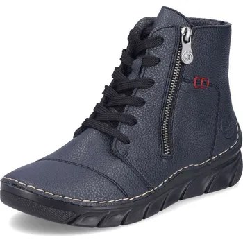 Dámské kozačky Dámská kotníková obuv RIEKER 55034-14 modrá W5 37