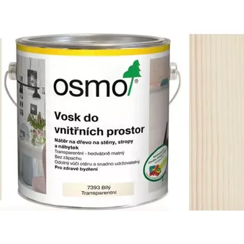 Olej na dřevo Osmo vosk do vnitřních prostor 7393 tranparentní bílý 0,75L