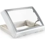 Výklopné střešní okno Dometic Midi Heki Style 700x500 mm čiré sklo bílý rám