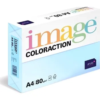 Barevný papír Antalis Barevný papír Lagoon / pastelově světle modrý A4 / 80 g / 500 ks