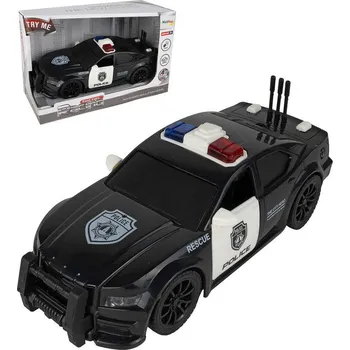 autodráha Auto černé policejní 1:20 Policie na baterie Světlo Zvuk