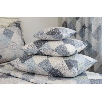 Polštář Podpěrová s.r.o. Polštář jednoduchý POMNĚNKOVÝ PATCHWORK Velikost: 50x50 cm BAVLNA N