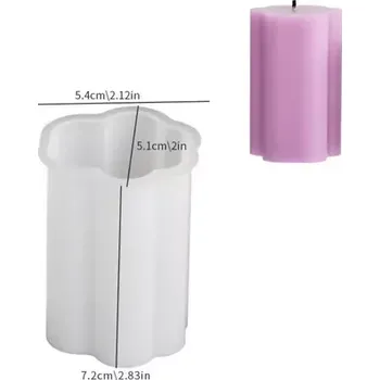 Forma na odlévání Silikonová forma na svíčky - obláčková základna