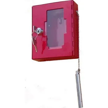 Skříňka na klíč Požární schránka na uložení klíče - ocelová, uzamykatelná