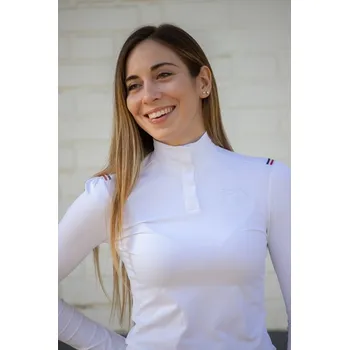 Dámské tričko PENELOPE Triko závodní Bruges Penelope, s dlouhým rukávem, dámské, bílé XL