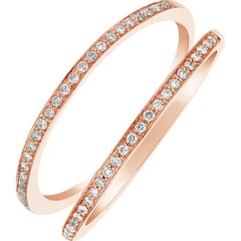 Prsten Prsten s diamanty Double Beauty