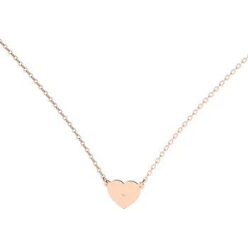 Náhrdelník Náhrdelník s diamantem Lovely Heart
