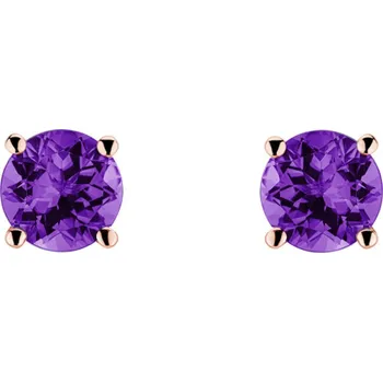 Náušnice Naušnice s ametystem Virginia Love