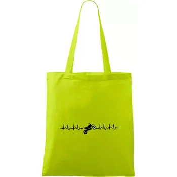 Enduro EKG - Taška bavlněná - 42 x 38 cm ( Limetková )