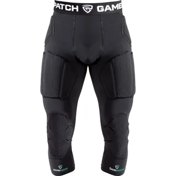 GAMEPATCH PADDED 3/4 TIGHTS WITH FULL PROTECTION BLACK XL - Černá + DÁREK + Doprava ZDARMA