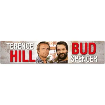 Plakát Bud Spencer a Terence Hill Cedule Bud Spencer and Terence Hill Autogramm s magnetem 16x3,5cm
