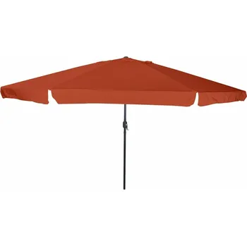 Stínicí technika vidaXL Zahradní slunečník Cihlová 395 x 395 x 245 cm Polyester a ocel [42003641]