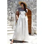 Lotika 100% lněné romantické šaty Lotika 1073177