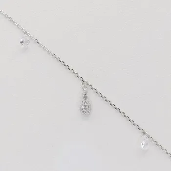 Náramek Stříbrný náramek na nohu