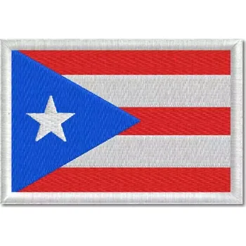 Pelisport Nášivka Portorická vlajka 7,5 x 5 cm