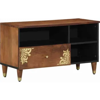 Komoda vidaXL Televizní skříň se zásuvkou Medová hnědá 80 x 33 x 46 cm [4018753]