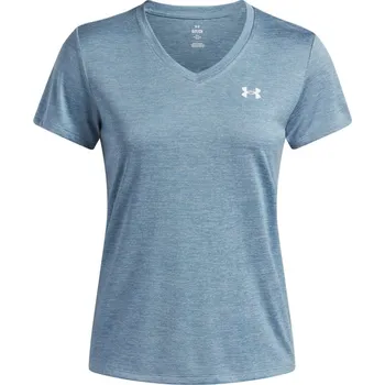 Under Armour Tech™ Twist V-Neck Short Sleeve Womens Blue Calm 16 (XL)