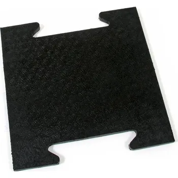 Rohožka Modulární gumová zátěžová rohož Spiral Tile - 39 x 39 x 2,5 cm