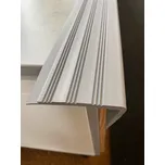 Plastová schodová hrana - 2,5 m - Šedá