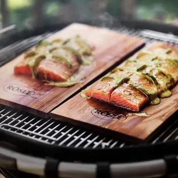 Příslušenství pro gril ROESLE BBQ 40 x 19,5 cm 2 ks - cedrové grilovací prkna