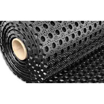 Rohožka Gumová rohož na nejhrubší nečistoty v roli 100 cm x 10,5 m černá 100 cm x 1000 cm