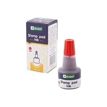 Výtvarná barva Razítkovací barva - červená, 30 ml