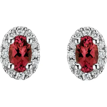 Náušnice Náušnice s rubínem a diamanty Imperial Allegory