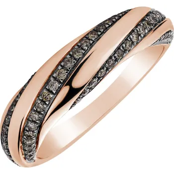 Prsten Prsten s hnědými diamanty Royal Impression