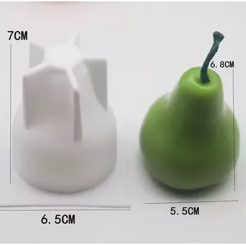 Forma na odlévání Silikonová forma na svíčky - Hruška