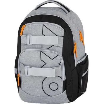 Školní batoh Studentský batoh Oxybag STYLE UNI Šedá, Černá, Oranžová