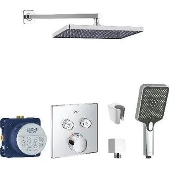 Sprchový set SANITINO - Sprchový set s baterií a tělesem pod omítku Grohe, příslušenství kielle, chrom SANI21GKK011