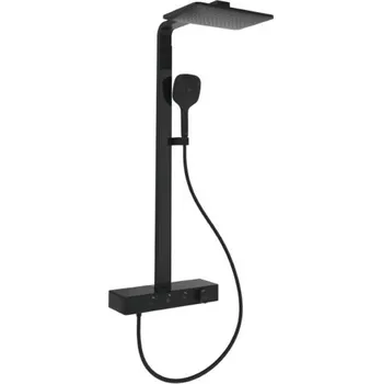 Sprchový set Villeroy & Boch Infinity Showers - Sprchový set s termostatem, 36x24 cm, 3 proudy, matná černá TVS110004000K5