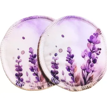 Vložka do podprsenky Breberky BIO vložky do podprsenky (PUL) - Fialkové lupení