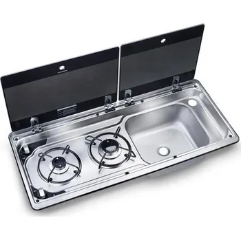 Příslušenství ke karavanu Nerezový dřevo s vařičem Dometic MO9722R AM