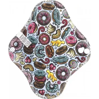 Menstruační vložka Breberky látková denní vložka s PUL - Sladké donuty