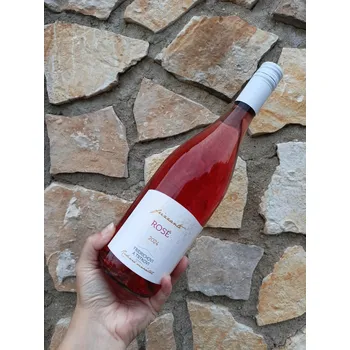 Víno Frizzante rosé 2024, moravské zemské víno - perlivé, Rodinné vinařství Fridrichovi a Trtkovi, demi-sec