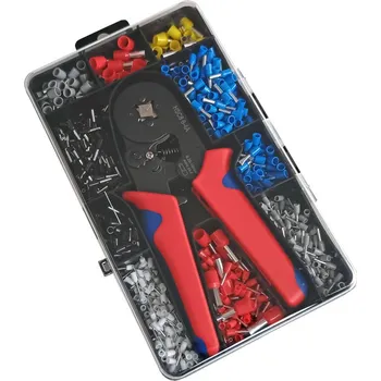 Krimpovací kleště Sada krimpovací kleště + dutinky, 1200ks